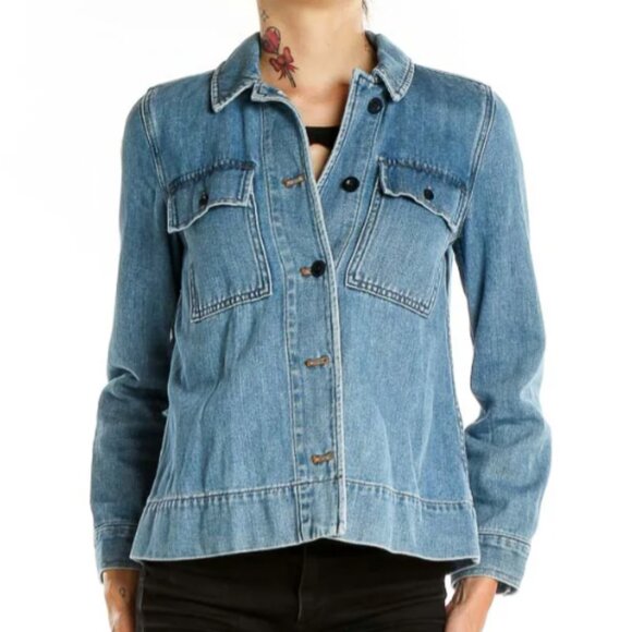 Madewell Jackets & Blazers - Madewell Blue Denim Jacket